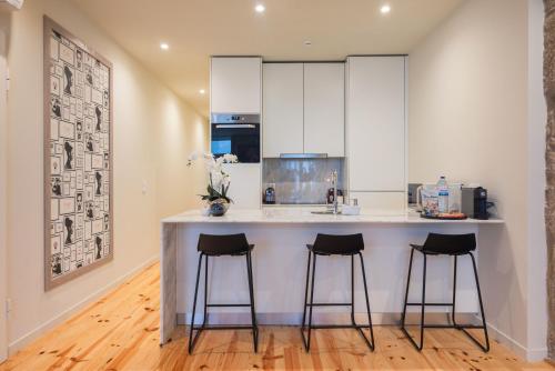 Luxury Style 2 with AC Downtown Porto near Metro, Porto (Foto 10)
