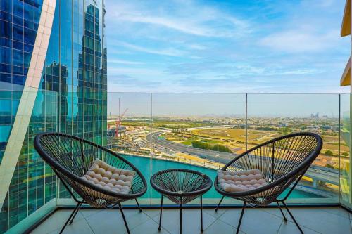 Luxury Studio Retreat Canal View and City Life, Dubai (foto 6)