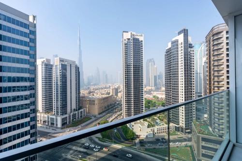 TRPS - Marquise Square, Business Bay - Burj Khalifa View, Spacious Studio, Fully Furnished, Dubaj