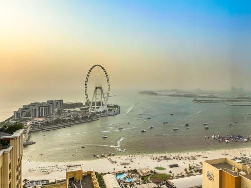 JBR Beachfront with Full Sea and Ain Dubai View