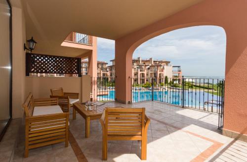 Balkong/terasse, Kaliakria Resort in Kavarna