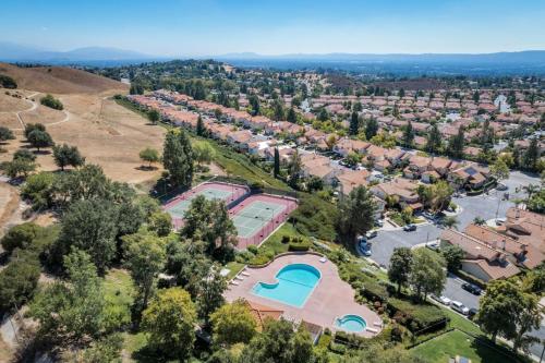 Porter Ranch Retreat with poll and tennis court in Santa Clarita