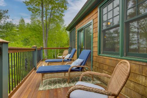 Lakefront Alton Bay Home with Movie Theater and Dock - main image