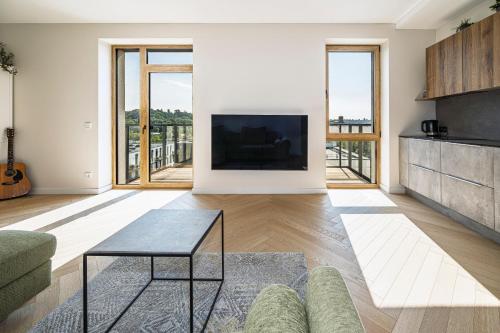 Modern city center apartment in Zirmunai eldership
