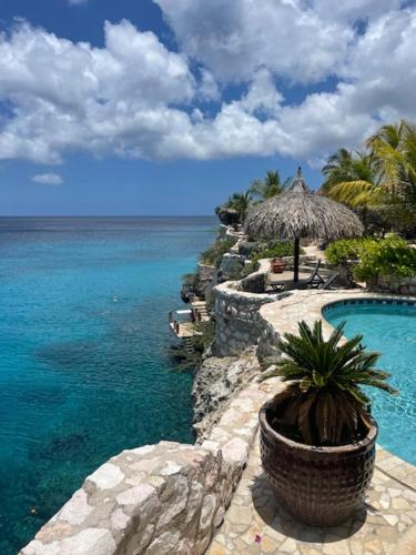 נוף, Oceanfront apartments 18 & 19 - Lagun Blou Dive & Beach Resort, Curaçao (Oceanfront apartments 18 & 19 - Lagun Blou Dive & Beach Resort, Curacao) in לגון