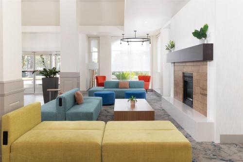 Előcsarnok, Hilton Garden Inn Ontario/Rancho Cucamonga in Rancho Cucamonga