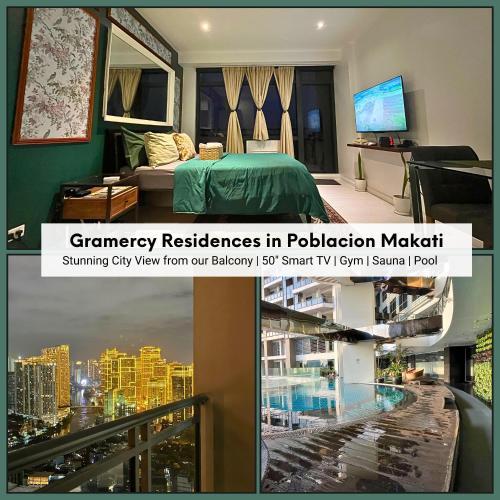 Max 1 Small Pet Allowed! Choose Pet Rate Plan if you have a pet with you! Gramercy Residences at 42nd Floor with Pool and Gym Access, Manila