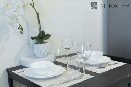 Kitchen, Mira Holiday Homes - Luxury, Stylish & Cozy Studio in Downtown Jebel Ali near Jebel Ali Free Zone JAFZA