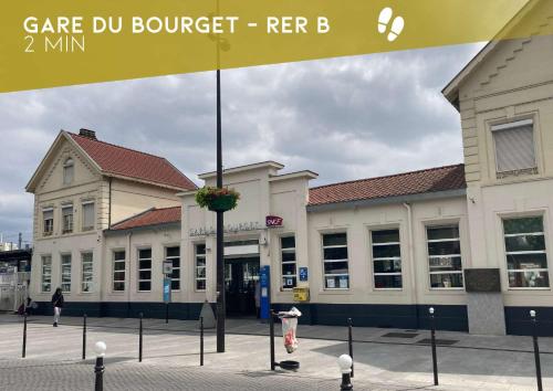 Studio JadOr gare RER B Le Bourget - Paris aeroport Charles de Gaulle in Льо Бурже