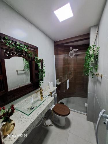 Fürdőszoba, Lindo apartamento centro barra mansa in Barra Mansa (Rio de Janeiro)