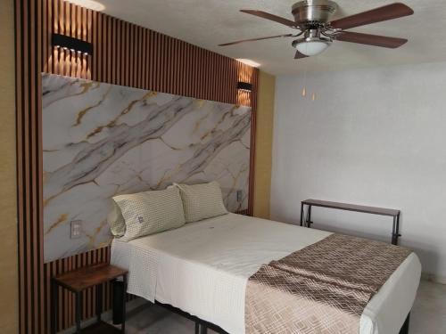1 double bed