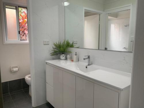 Stylish Chic King Bedroom with shared bathroom in Berowra
