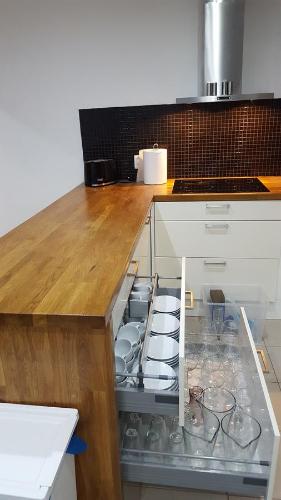 кухня, Spa Apartamenty Lidzbark in Lidzbark