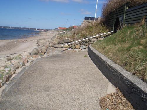 Terraza/balcón, Strandhuset Holiday Home in Roslev