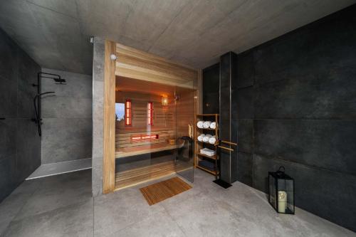 Sauna, Chalet Panorama in Izipovce