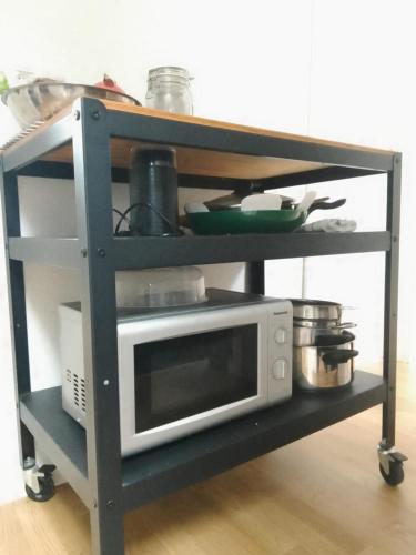 廚房, Basel Rühige Zimmer mit grösse Doppelbett (Basel Ruhige Zimmer mit grosse Doppelbett) in 賓寧根