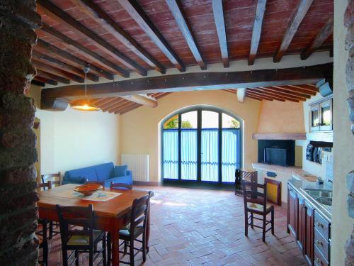 Konyha, Villa in Cortona with Pool  Garden in Montecchio