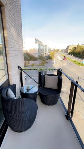 Bright and modern apartment with balcony close to Aarhus C in Aarhus V
