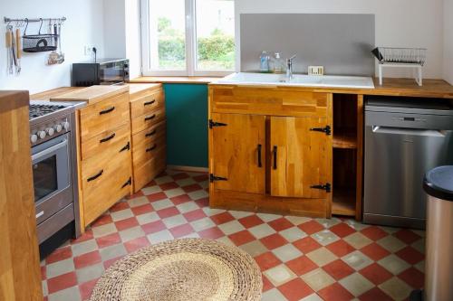 Konyha, Spacious and peaceful house Les Hauts Prés (Spacious and peaceful house Les Hauts Pres) in Vauxaillon