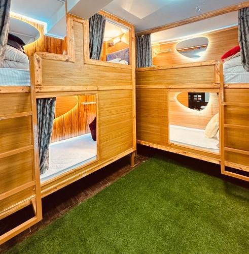 Yog Hostel- Best Social Backpacker Hostel in Thamel -Rooftop-Capsule Bunks AC – Kathmandu, OH