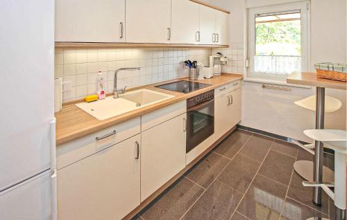 virtuve, Ferienhaus Kratzeburg in Klein Vielen
