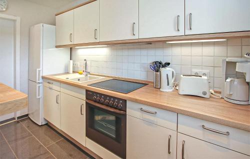 virtuve, Ferienhaus Kratzeburg in Klein Vielen