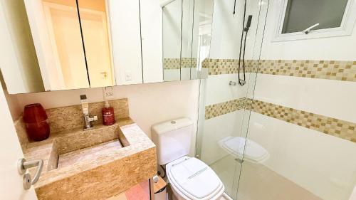 ห้องน้ำ, ASA | Apto 2 QT | Piscina | Academia | Oktoberfest in เฟลยา