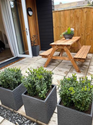 Stylish Garden pod lodges in Milton