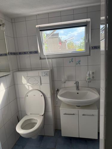 浴室, Apartment Heidchen in 克奴瓦德