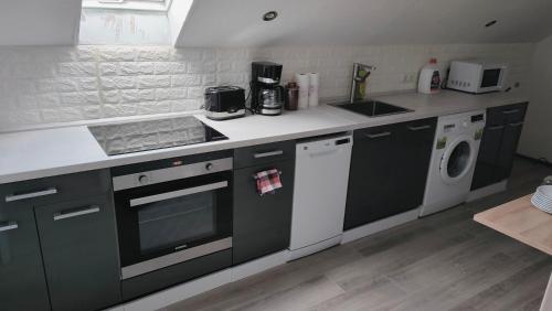 Konyha, Große 3-Zimmer Wohnung in Bad Bramstedt mit Platz für 5 Personen (Große 3-Zimmer Wohnung in Bad Bramstedt mit Platz fur 5 Personen) in Bad Bramstedt