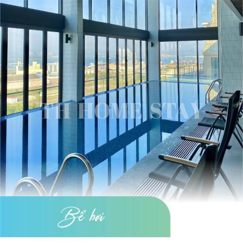 하롱의 아파트먼트 (52m², 침실 2개, 프라이빗 욕실 2개) - 수영장