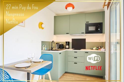 Les Deux Estrades Confort, Panache et Netflix - Location saisonnière - Cholet