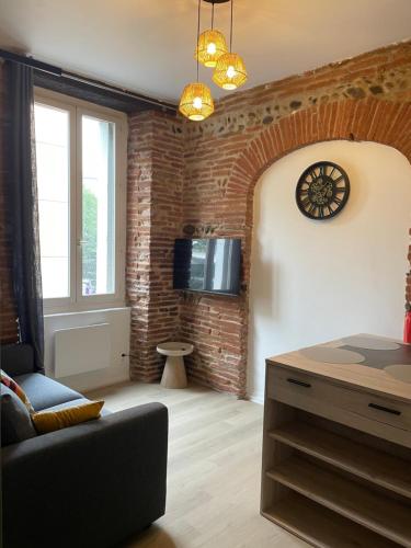 T2 cosy avec vue Pont des Catalans-Saint Cyprien, Toulouse