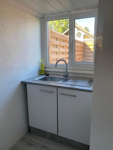 デービン・アム・ゼー Ferienhaus Seeruhe 3つ星 シングルルーム 眺望