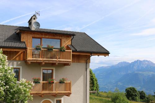 A szálláshely kívülről, Bergsuites Unterweger in Tesimo