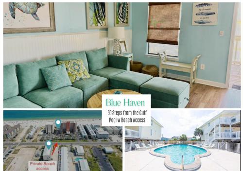 Private Beach Access With Pool and 2-MIn Walk to Beach