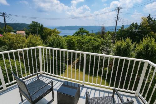 Exterior view of Sealine Retreat Atami Onsen BBQ & hot spring & movies in a villa overlooking the sea! Private and re