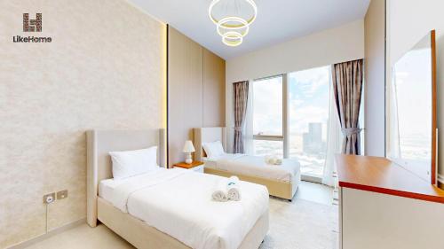 Enjoy Best Burj Khalifa & Fountain Views From Balcony Luxury 2BR 3 Mins from Dubai Mall - Like Home, Dubai (foto 9)