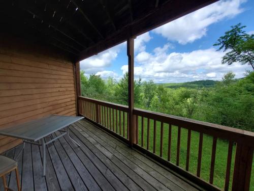 Balcony/terrace, Winterplace Ski in Ski out condo First Floor D103 in Ghent (WV)
