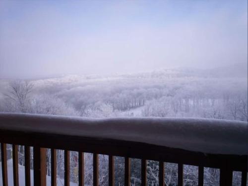 Balcony/terrace, Winterplace Ski in Ski out condo First Floor D105 in Ghent (WV)