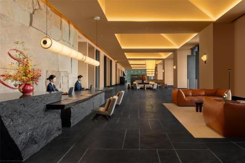 大堂, 深圳雅詩閣鳳儀山服務公寓 (Ascott Fengyishan Shenzhen) in 鹽田區