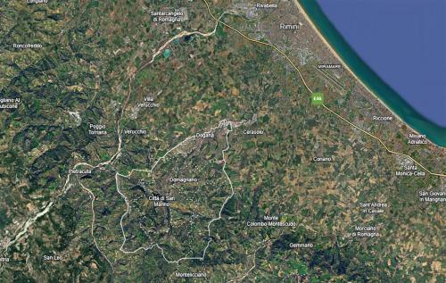 Plattegronden, Mondarco in Serravalle