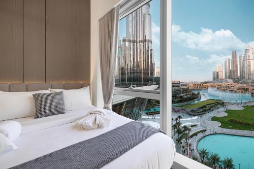 Luxury Grande Suites by Hostiva - Full Burj Khalifa View, Dubái (foto 8)