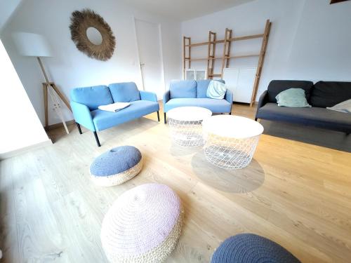 Grand Appartement 100m2 en Centre-Ville Idéal pour Groupes ou Familles 3 Salles de Bain