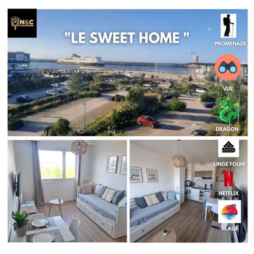 L'escapade Sweet home - vue sur Mer et Dragon de Calais - Location saisonnière - Calais