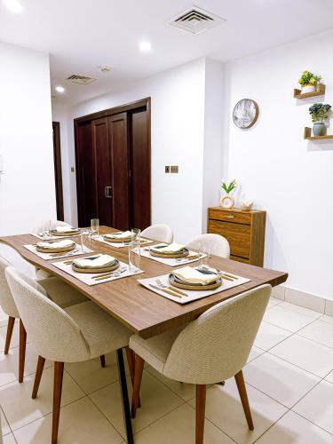 Charming 1BR Retreat with Burj Khalifa View, Dubaj (fotografie 8)