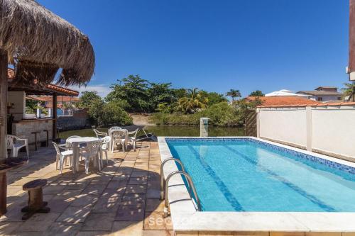 Swimming pool, Linda Casa em Cabo Frio PTB0105 in Ogiva