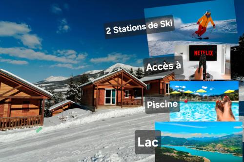 Chalet Entier Proche Ski et Lac gîte à louer Le Vernet