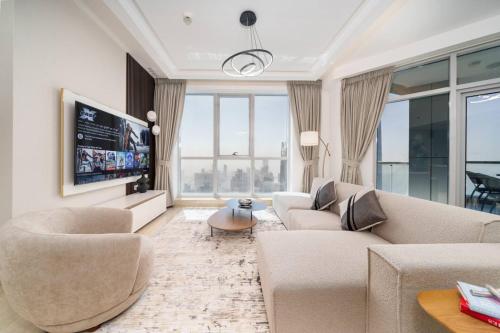 High-Floor Upgraded 3-Bed Marina Apartment, Dubai