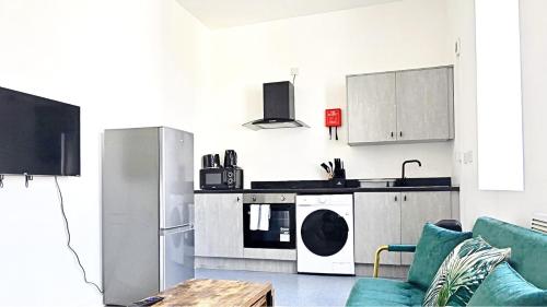 Executive 1BR - Quiet Location - Wifi & Kitchen, Mánchester (foto 7)